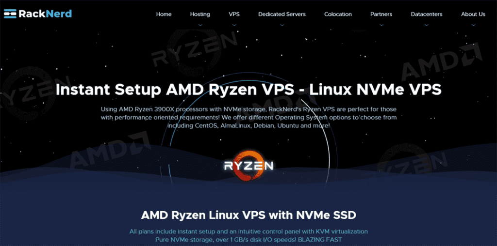 Racknerd AMD VPS主机产品介绍及选购指南