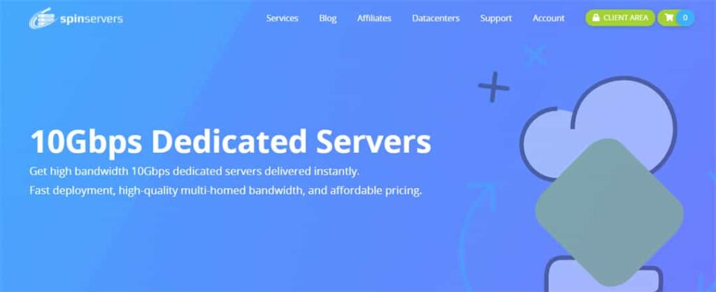 Spinservers 10Gbps独立服务器产品介绍及选购指南