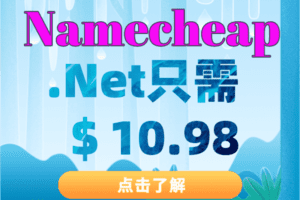 Namecheap .Net域名促销活动 只需10.98美元即可获得特色图片