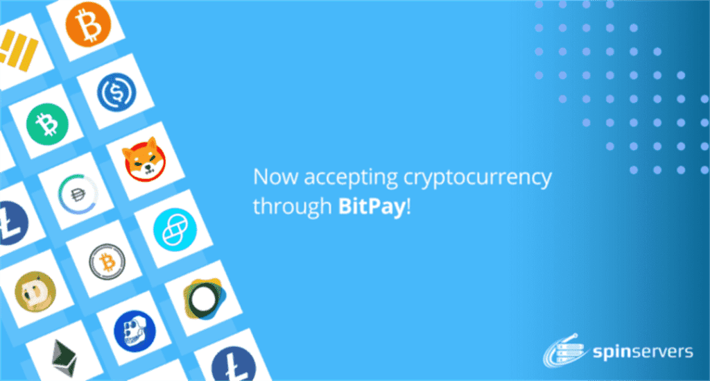 Spin servers与BitPay合作，可在服务器上购买带有加密的货币