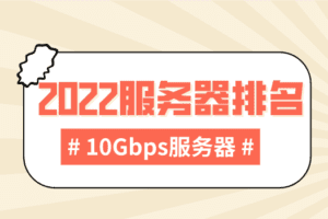 2022年10Gbps服务器排名