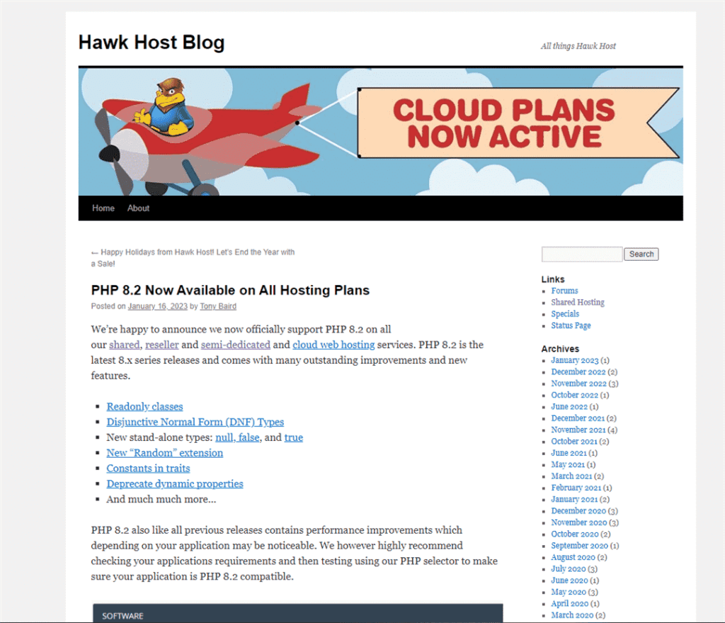 Hawkhost-PHP-8.2可用于所有主机方案