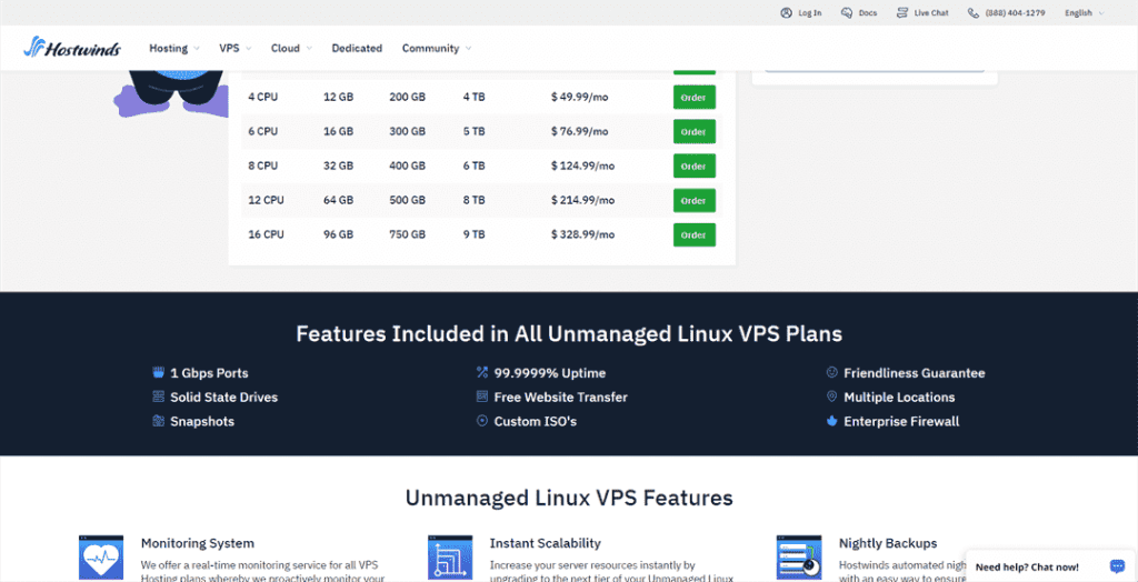 Hostwinds-美国荷兰自托管VPS云服务器低至一个月4.99美元-IPv4可选250个C段