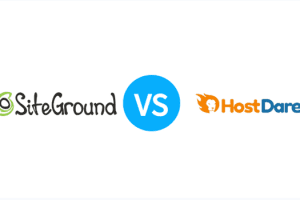 2023年Siteground VS Hostdare 虚拟主机产品对比