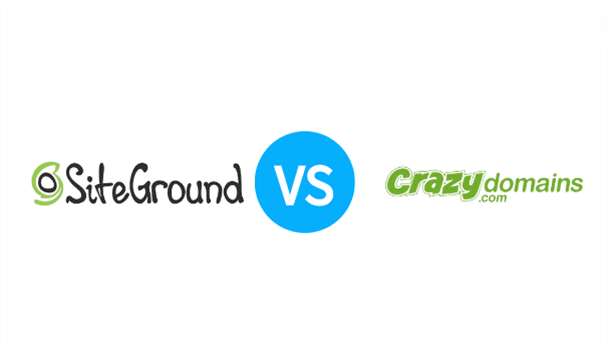 2023年 Siteground vs CrazyDomains Linux虚拟主机产品对比