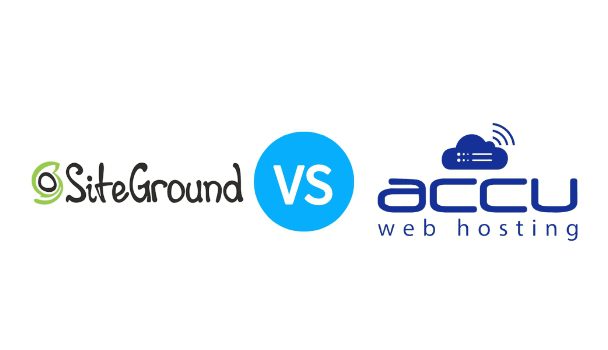2023年Siteground VS Accu webhosting Linux虚拟主机产品对比