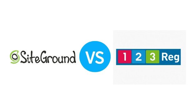 2023年Siteground VS 123reg 虚拟主机产品对比
