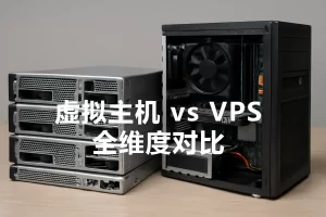 两组服务器设备，一组为叠放的金属机架式服务器，另一组为侧面敞开的塔式服务器，展示其内部硬件结构